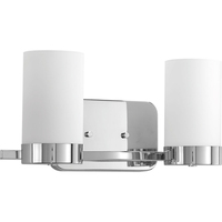 Bathroom Lighting (2 Bulbs) 15-3/8" Width Bathroom Lighting (2 Bulbs) 15-3/8" Width