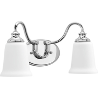 Bathroom Lighting (2 Bulbs) 16" Width Bathroom Lighting (2 Bulbs) 16" Width