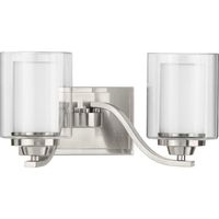 Bathroom Lighting (2 Bulbs) 16-1/4" Width Bathroom Lighting (2 Bulbs) 16-1/4" Width