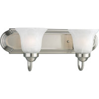 Bathroom Lighting (2 Bulbs) 18" Width Bathroom Lighting (2 Bulbs) 18" Width