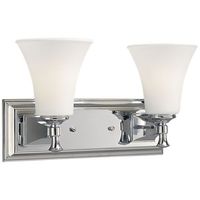 Bathroom Lighting (2 Bulbs) 15-1/4" Width Bathroom Lighting (2 Bulbs) 15-1/4" Width