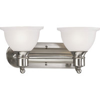 Bathroom Lighting (2 Bulbs) 17-1/2" Width Bathroom Lighting (2 Bulbs) 17-1/2" Width