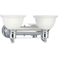 Bathroom Lighting (2 Bulbs) 17-1/2" Width Bathroom Lighting (2 Bulbs) 17-1/2" Width