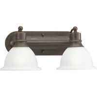 Bathroom Lighting (2 Bulbs) 17-1/2" Width Bathroom Lighting (2 Bulbs) 17-1/2" Width