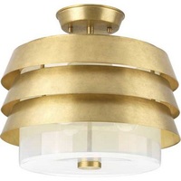 Semi Flush Mount 15-1/8" Width Semi Flush Mount 15-1/8" Width
