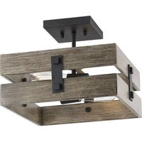 Semi Flush Mount 13-1/2" Width