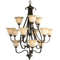 Large Foyer Chandelier 34" Width Large Foyer Chandelier 34" Width