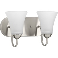 Bathroom Lighting (2 Bulbs) 13" Width