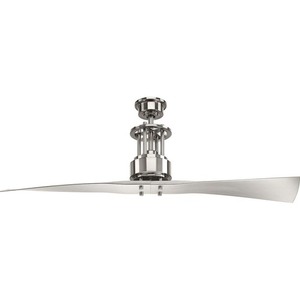 PP257009 Spades Large Fan (52'' to 59'') Ceiling Fan - Brushed Nickel PP257009 Spades Large Fan (52'' to 59'') Ceiling Fan - Brushed Nickel