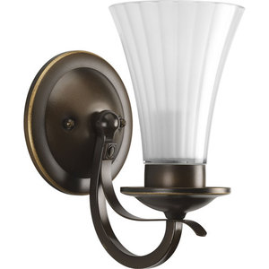 PP2725108 Melody 1 Bulb Wall Sconce - Oil Rubbed Bronze PP2725108 Melody 1 Bulb Wall Sconce - Oil Rubbed Bronze