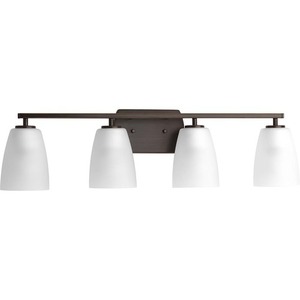 PP300134020 Leap 4 or More Bulb Bathroom Lighting - Antique Bronze PP300134020 Leap 4 or More Bulb Bathroom Lighting - Antique Bronze