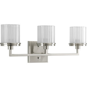 PP312509WB Encore 3 Bulb Bathroom Lighting - Brushed Nickel PP312509WB Encore 3 Bulb Bathroom Lighting - Brushed Nickel