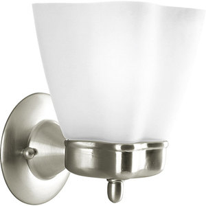 PP324009 Michael Graves 1 Bulb Wall Sconce - Brushed Nickel PP324009 Michael Graves 1 Bulb Wall Sconce - Brushed Nickel