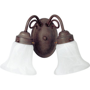 PP336833 Bedford 2 Bulb Bathroom Lighting - Cobblestone PP336833 Bedford 2 Bulb Bathroom Lighting - Cobblestone