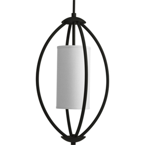 PP393780 Calven Drum Pendant Pendant Light - Forged Black PP393780 Calven Drum Pendant Pendant Light - Forged Black