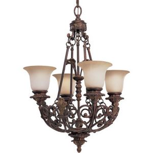 PP419175 Messina Mini Chandelier - Aged Mahogany PP419175 Messina Mini Chandelier - Aged Mahogany