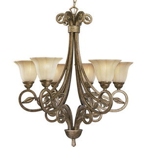 PP420291C Le Jardin Mid Sized Chandelier Chandelier - Biscay Crackle PP420291C Le Jardin Mid Sized Chandelier Chandelier - Biscay Crackle