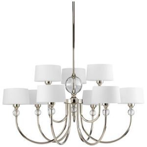 PP4675104 Fortune Mid Sized Chandelier Chandelier - Polished Nickel PP4675104 Fortune Mid Sized Chandelier Chandelier - Polished Nickel