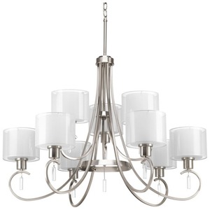 Pp469709 Invite Large Foyer Chandelier Chandelier Brushed Nickel