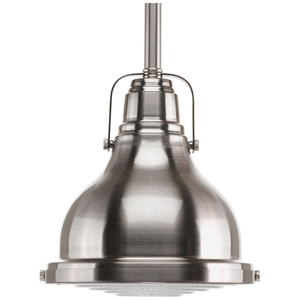 PP505009 Fresnel Lens Mini-Pendant Pendant Light - Brushed Nickel PP505009 Fresnel Lens Mini-Pendant Pendant Light - Brushed Nickel
