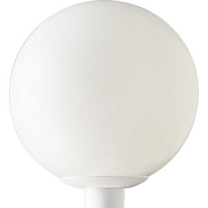 PP542660 White Acrylic Globes Post Light Post Lights - White PP542660 White Acrylic Globes Post Light Post Lights - White
