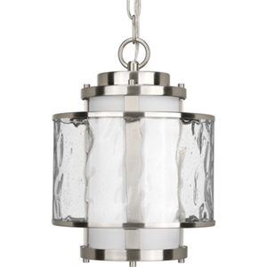 PP558909 Bay Court Hanging Hanging Lantern - Brushed Nickel PP558909 Bay Court Hanging Hanging Lantern - Brushed Nickel