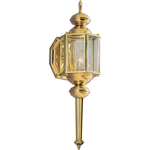 PP575810 BrassGuard Entrance Outdoor Wall Light - Polished Brass PP575810 BrassGuard Entrance Outdoor Wall Light - Polished Brass