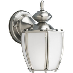 PP576609STR Roman Coach Entrance Outdoor Wall Light - Brushed Nickel PP576609STR Roman Coach Entrance Outdoor Wall Light - Brushed Nickel