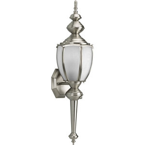 PP577209STR Roman Coach Entrance Outdoor Wall Light - Brushed Nickel PP577209STR Roman Coach Entrance Outdoor Wall Light - Brushed Nickel