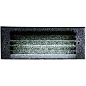 PP680331 Step Light Louvered Hallway Step Light - Black PP680331 Step Light Louvered Hallway Step Light - Black