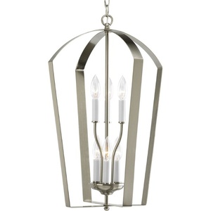 PP392909 Gather Entrance / Foyer Pendant Light - Brushed Nickel PP392909 Gather Entrance / Foyer Pendant Light - Brushed Nickel