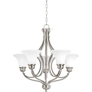PP403609 Applause Mid Sized Chandelier Chandelier - Brushed Nickel Tones PP403609 Applause Mid Sized Chandelier Chandelier - Brushed Nickel Tones