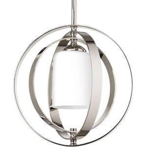 PP7077104 Equinox Down Light Pendant Light - Polished Nickel PP7077104 Equinox Down Light Pendant Light - Polished Nickel