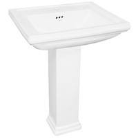Pedestal Bathroom Sink 24-3/8 x 19-1/2 x 34-5/8 Pedestal Bathroom Sink 24-3/8 x 19-1/2 x 34-5/8