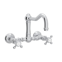 Wall Mount Kitchen Faucet 2 Hole