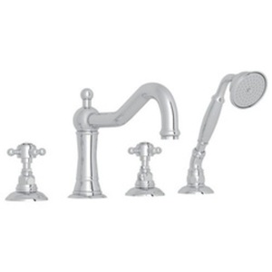 RA1404XCAPC Acqui Deck Mount With Handshower Tub Faucet - Polished Chrome RA1404XCAPC Acqui Deck Mount With Handshower Tub Faucet - Polished Chrome