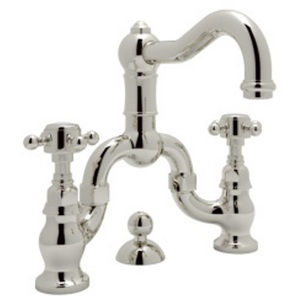 RA1419XMPN2 Country Bath 8'' Widespread Bathroom Faucet - Polished Nickel RA1419XMPN2 Country Bath 8'' Widespread Bathroom Faucet - Polished Nickel