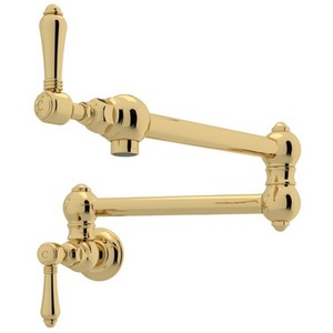 RA1451LMULB2 Acqui Pot Filler Kitchen Faucet - Unlacquered Brass RA1451LMULB2 Acqui Pot Filler Kitchen Faucet - Unlacquered Brass