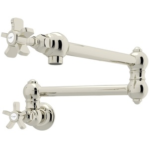 RA1451XPN2 Country Kitchen Pot Filler Kitchen Faucet - Polished Nickel RA1451XPN2 Country Kitchen Pot Filler Kitchen Faucet - Polished Nickel