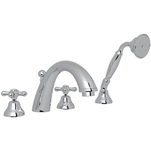 RA2764XMAPC Verona Deck Mount With Handshower Tub Faucet - Polished Chrome RA2764XMAPC Verona Deck Mount With Handshower Tub Faucet - Polished Chrome