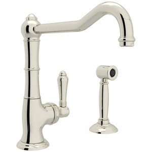 RA365011LMWSPN2 Cinquanta Single Handle Kitchen Faucet - Polished Nickel RA365011LMWSPN2 Cinquanta Single Handle Kitchen Faucet - Polished Nickel
