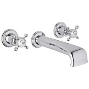 RU3581XAPC Perrin & Rowe Wall Mount Whirlpool Faucet Tub Faucet - Polished Chrome RU3581XAPC Perrin & Rowe Wall Mount Whirlpool Faucet Tub Faucet - Polished Chrome