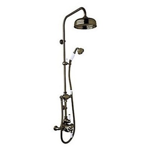 RUKIT1NLEB Edwardian Shower Tower Custom Shower System - English Bronze RUKIT1NLEB Edwardian Shower Tower Custom Shower System - English Bronze