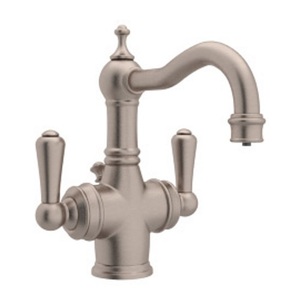 RU1370LSSTN2 Perrin & Rowe Single Hole Bathroom Faucet - Satin Nickel RU1370LSSTN2 Perrin & Rowe Single Hole Bathroom Faucet - Satin Nickel