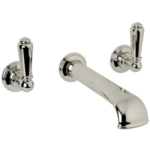 RU3560LPN2 Perrin & Rowe Wall Mount Bathroom Faucet Bathroom Faucet - Polished Nickel RU3560LPN2 Perrin & Rowe Wall Mount Bathroom Faucet Bathroom Faucet - Polished Nickel