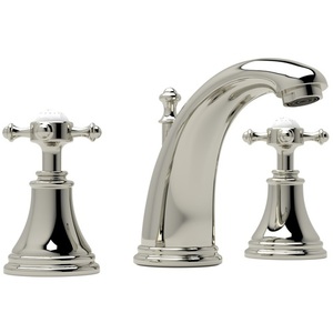 RU3713XPN2 Perrin & Rowe 8'' Widespread Bathroom Faucet - Polished Nickel RU3713XPN2 Perrin & Rowe 8'' Widespread Bathroom Faucet - Polished Nickel
