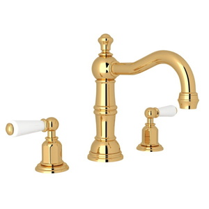 RU3720LEG2 Edwardian 8'' Widespread Bathroom Faucet - English Gold RU3720LEG2 Edwardian 8'' Widespread Bathroom Faucet - English Gold