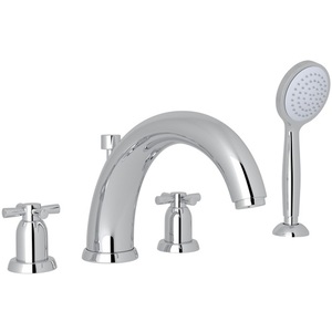 RU3849XAPC Holborn Deck Mount With Handshower Tub Faucet - Polished Chrome RU3849XAPC Holborn Deck Mount With Handshower Tub Faucet - Polished Chrome