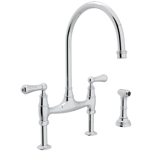 RU4719LAPC2 Georgian Era Two-Handle Kitchen Faucet - Polished Chrome RU4719LAPC2 Georgian Era Two-Handle Kitchen Faucet - Polished Chrome