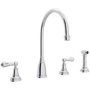RU4736LAPC2 Georgian Era Two-Handle Kitchen Faucet - Polished Chrome RU4736LAPC2 Georgian Era Two-Handle Kitchen Faucet - Polished Chrome